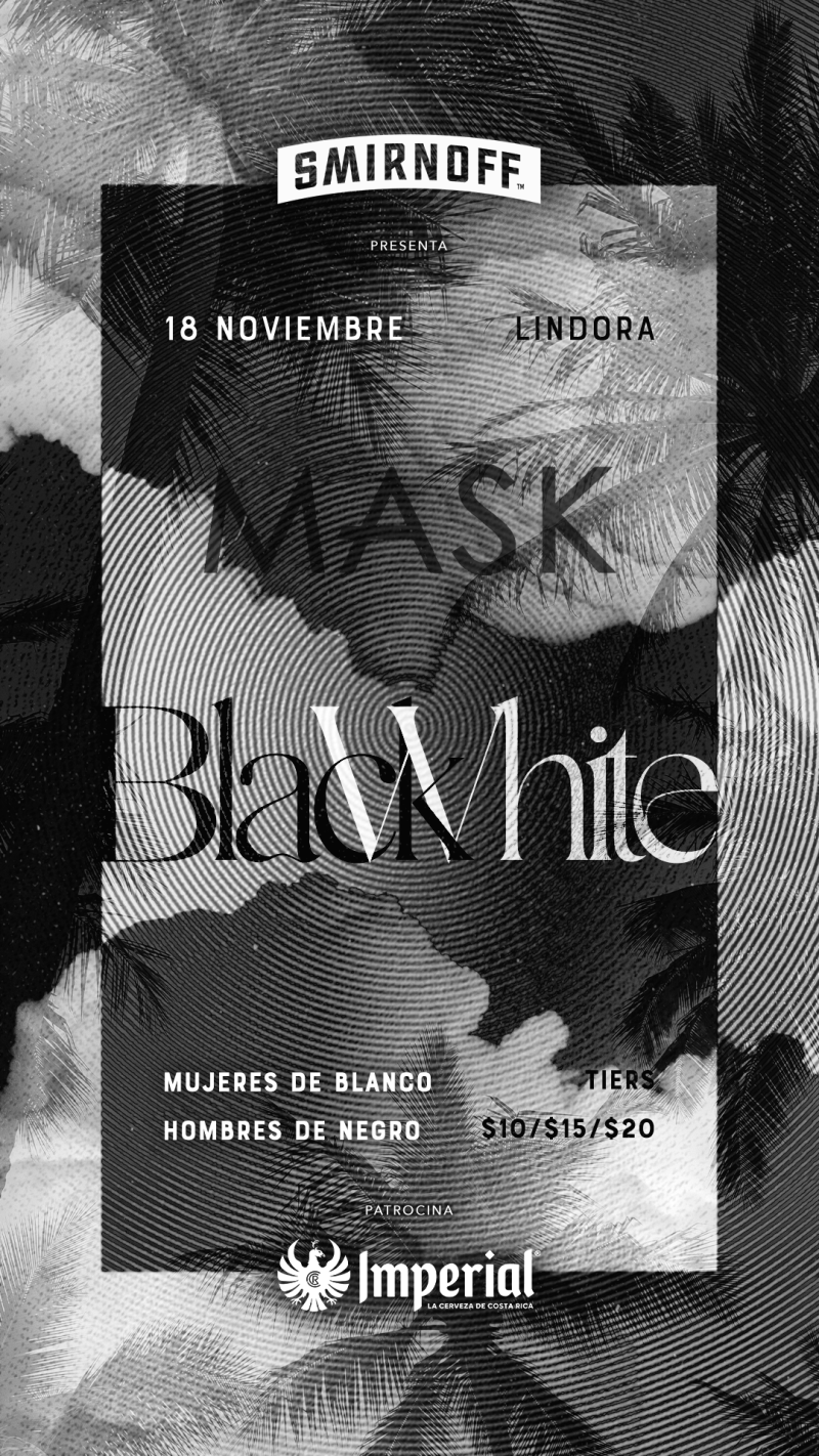 Mask Black White