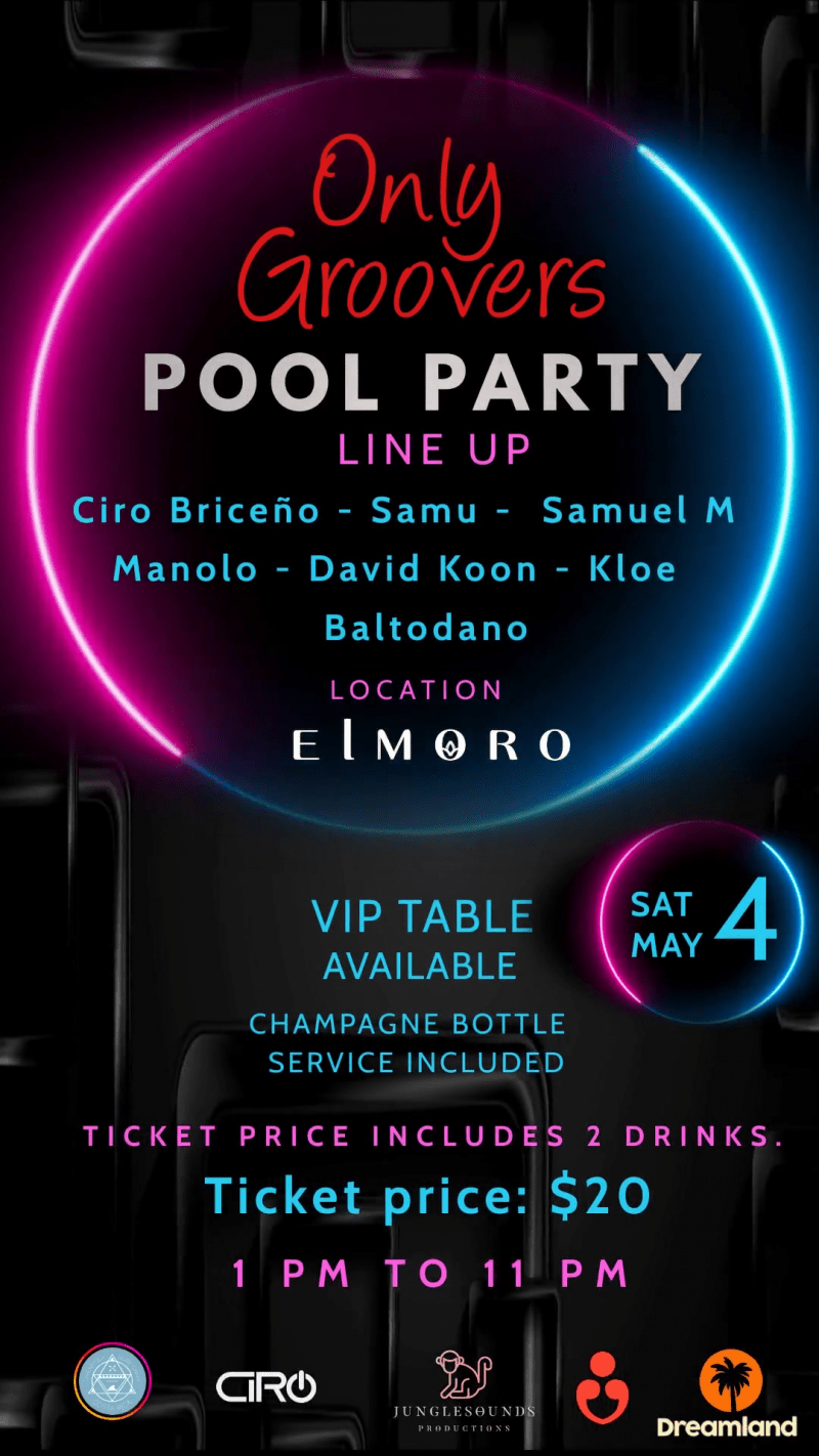 Only Groovers Pool Party