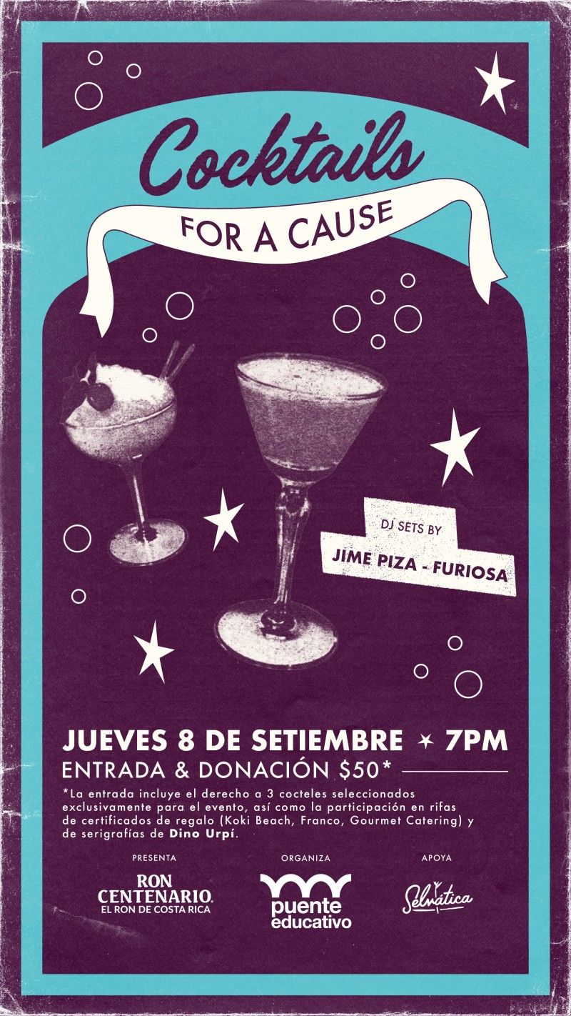 Cocktails for a Cause: Puente Educativo
