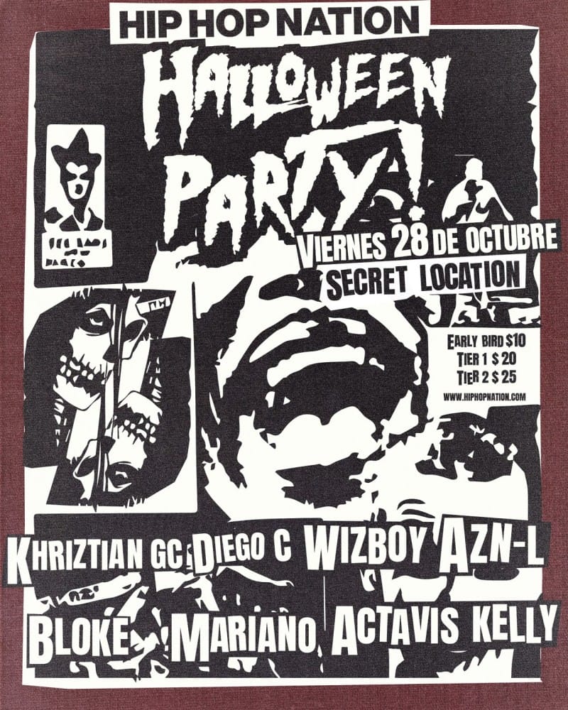 HIP HOP NATION HALLOWEEN PARTY