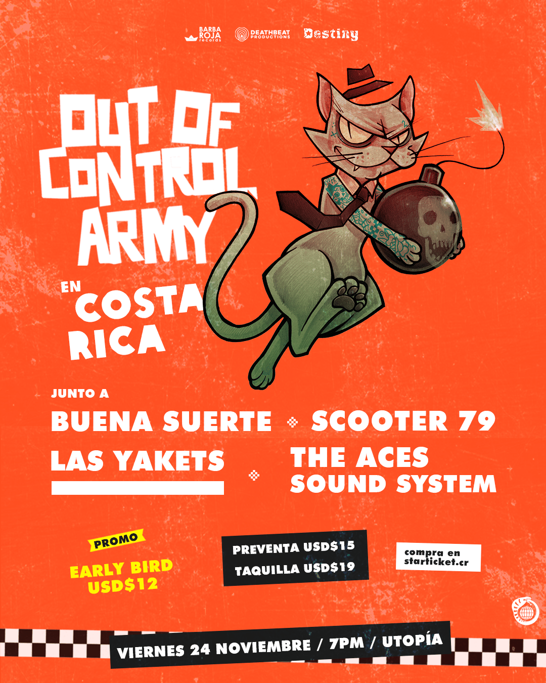 Out Of Control Army en Costa Rica