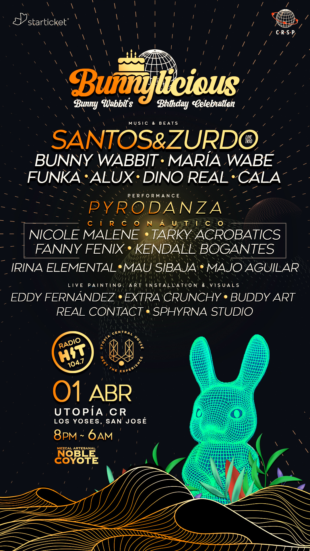 Bunnylicious / Santos&Zurdo + Special Friends @ Utopía / Bunny Wabbit's B'day Celebration