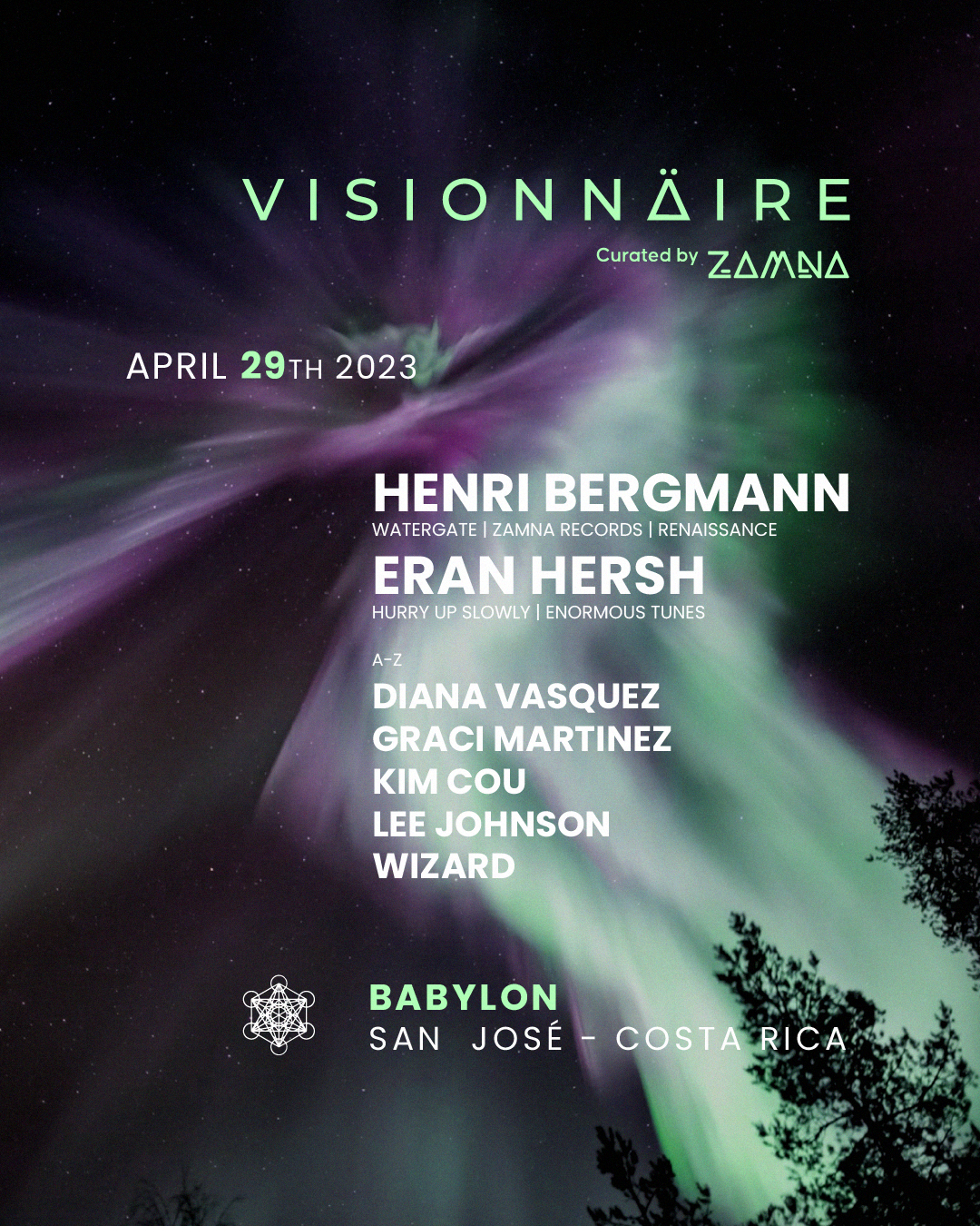 VISIONNAIRE Curated by ZAMNA @ Babylon